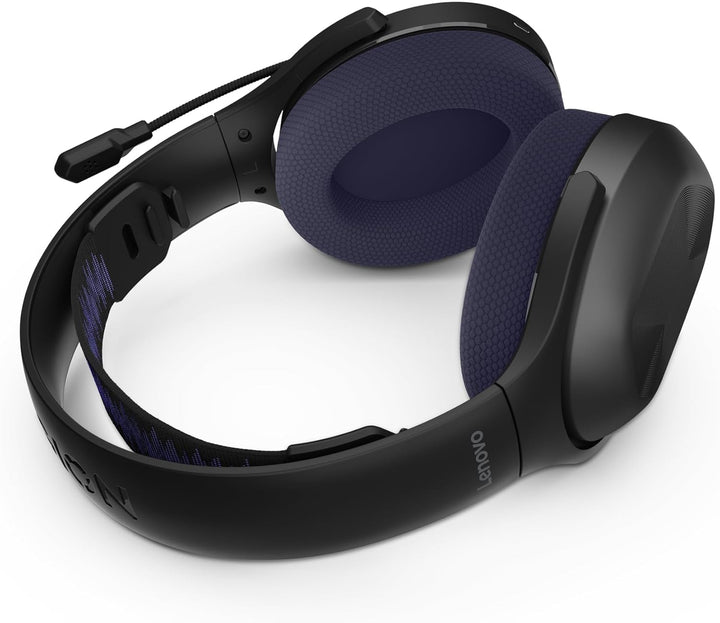 Lenovo Legion H410 Wireless Gaming Headset | Gaming Kopfhörer | schwarz-dunkelviolett