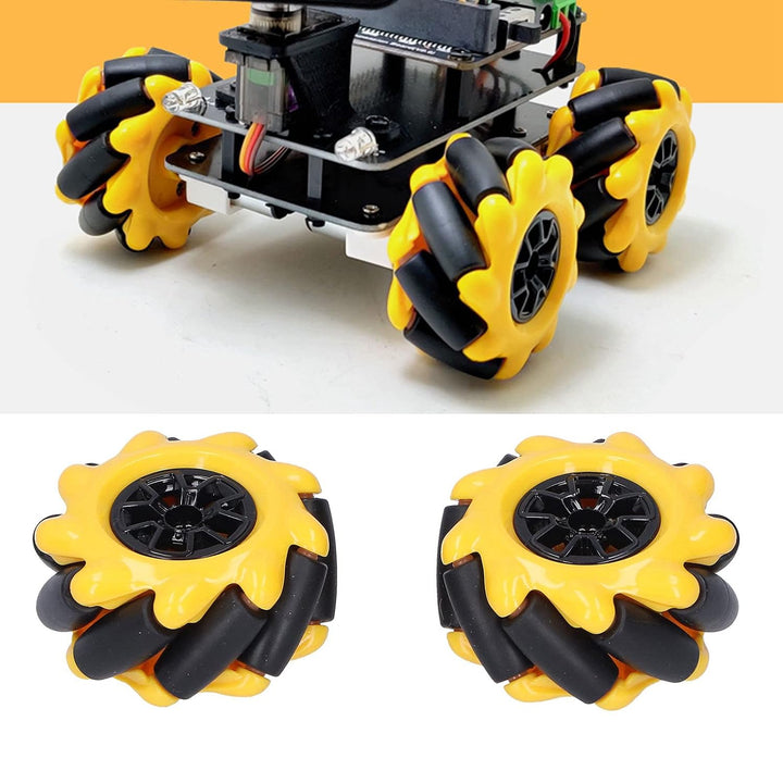 KIMISS Mecanum Wheel Smart, Teile Zubehör OmniDirectional Omnidirektionale Mecanum Roboterauto 8mm D