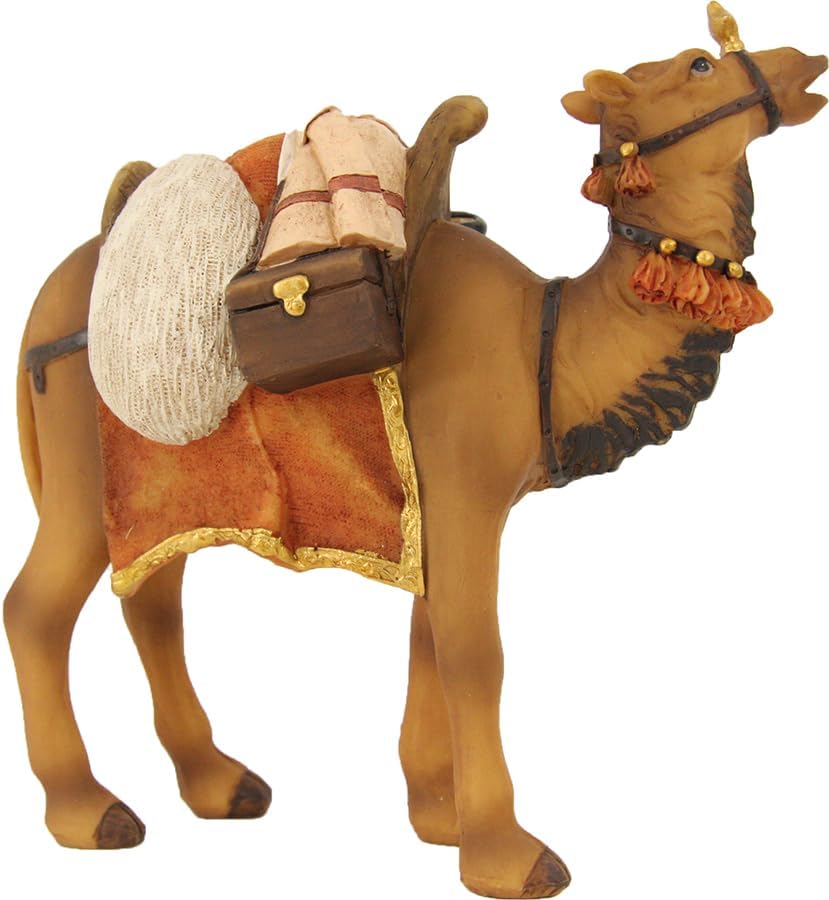 FADEDA Kamel/Höhe:13 cm/handbemalt/detailgetreue Krippen Figuren - Weihnachten Tisch Dekoration Krip