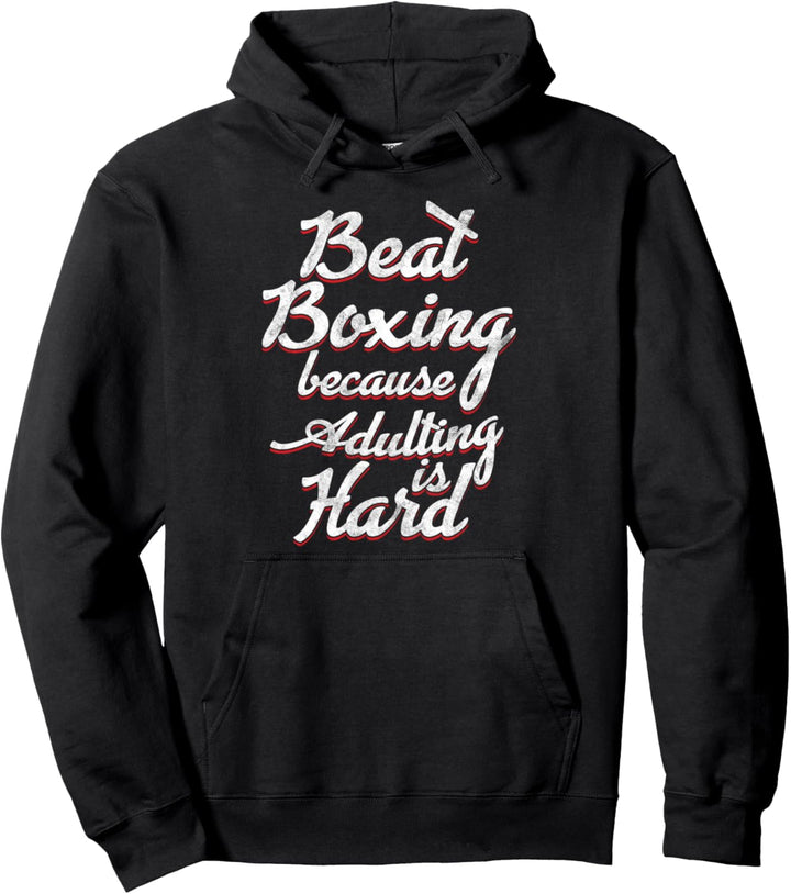 Beatboxer Hiphop Künstler Ghetto Beatbox Cooler Rap Sänger Pullover Hoodie