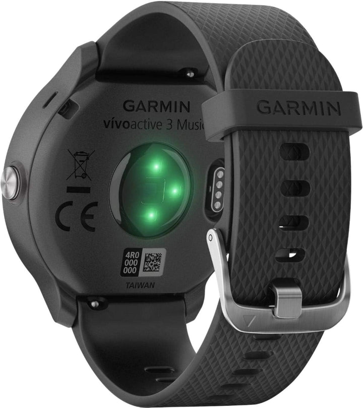 Garmin vívoactive 3 Music GPS-Fitness-Smartwatch – Musikplayer, Garmin Pay, vorinstallierte Sport-Ap