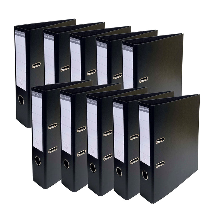 Exacompta 53741E 10er Pack Premium PVC-Ordner Prem´Touch. 7 cm breit DIN A4 Ringordner Aktenordner B