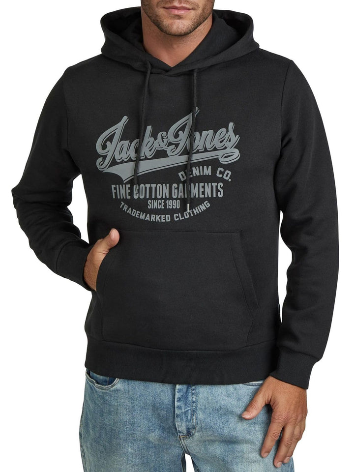 Jack &amp; Jones Herren Kapuzenpullover JJEADRIAN Hoodie Sweatshirt Pullover Kapuze Kängurutaschen Regul