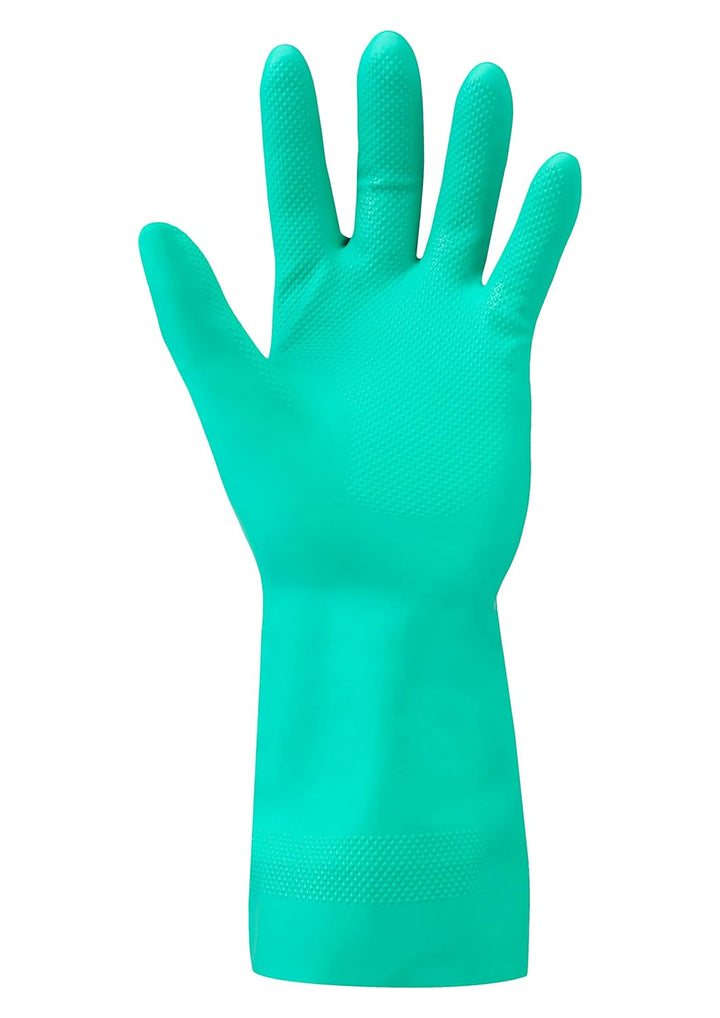 Ansell AlphaTec 37-676 Nitril-Handschuhe, Chemikalien- und Flüssigkeitsschutz, Grün, Grösse 9 (12 Pa