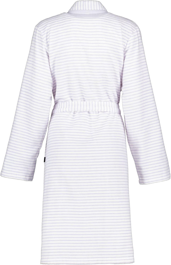 Cawö Home Bademäntel Damen Kimono Struktur 1214 flieder - 86 XS XS flieder - 86, XS flieder - 86