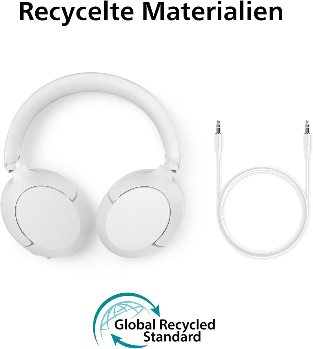 Philips TAH6000 ohrumschliessender Kopfhörer mit adaptiver Geräuschunterdrückung, bis zu 80h Wiederg