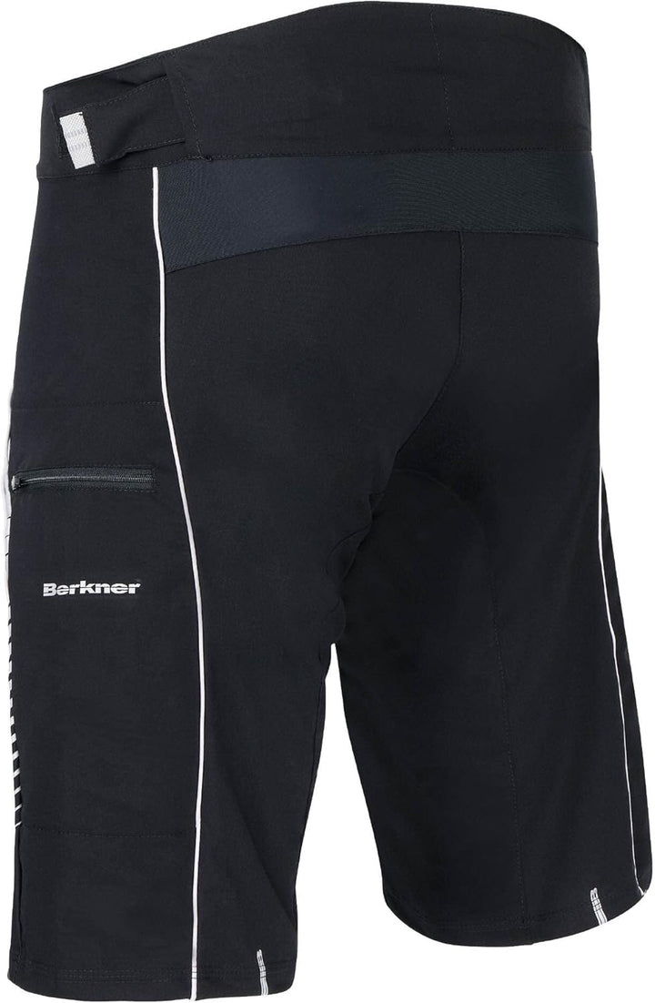 Berkner Olaf E-Bike-Shorts, Radshorts mit Gelpolster, Fahrradhose mit Silberionen M Schwarz, M Schwa