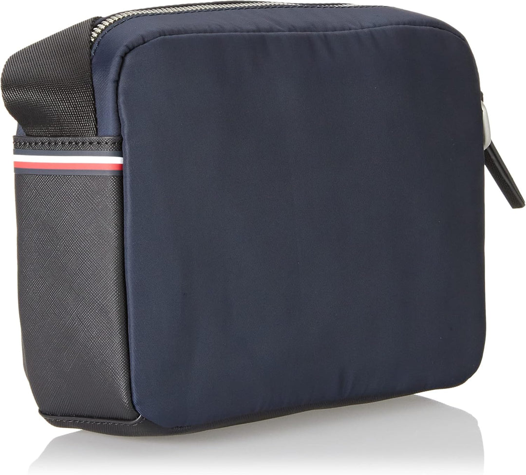 Tommy Hilfiger Herren Th Elevated Nylon Kameratasche Crossovers Space Blue, Space Blue
