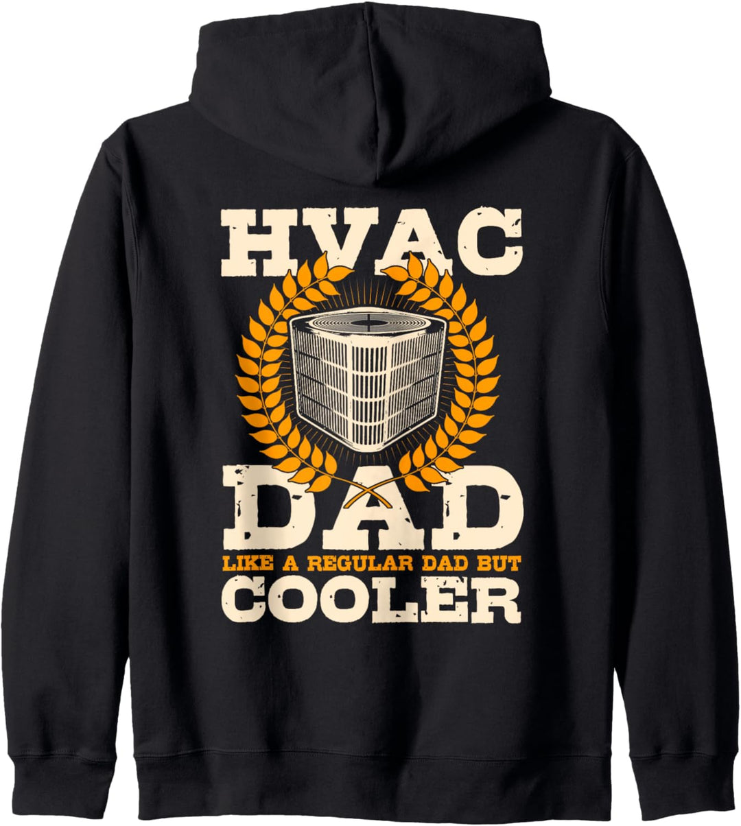 HLK-Techniker Papa Design auf der Rückseite der Kleidung Kapuzenjacke
