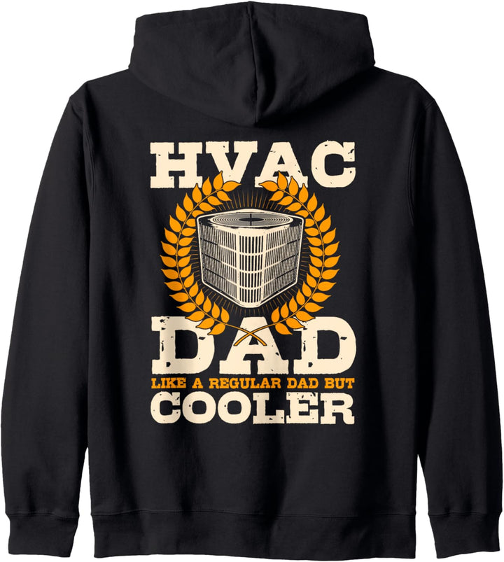 HLK-Techniker Papa Design auf der Rückseite der Kleidung Kapuzenjacke