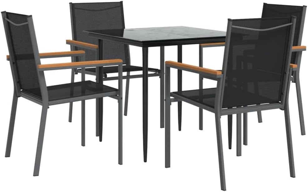 Festnight Poly Rattan Sitzgruppe Gartenmöbel Set Garten Essgruppe 4 Personen Gartenmöbel Set mit 6 G