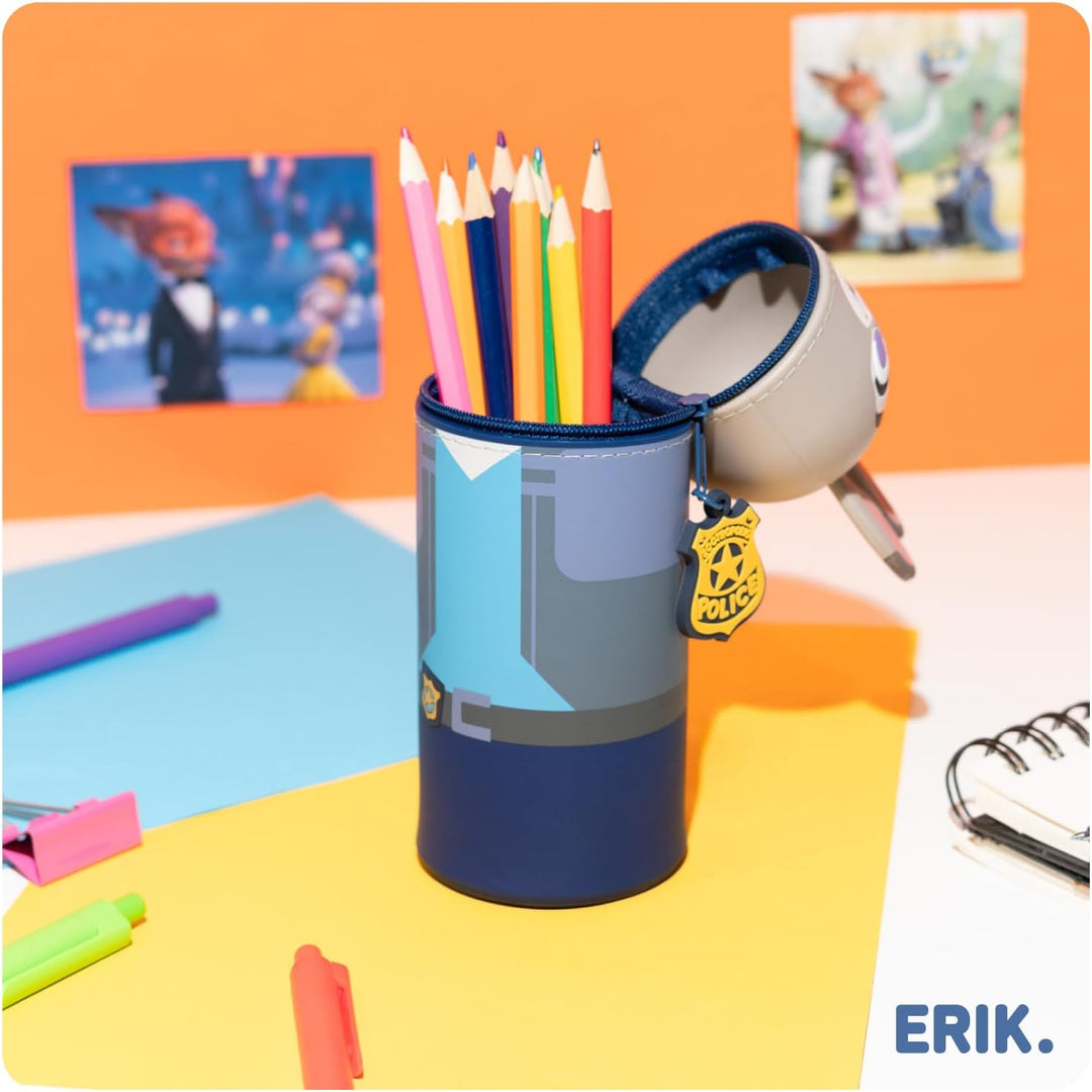 Grupo Erik Mäppchen Disney Zoomania Judy Hopps 1 Fach - Stift Etui Schule - Federmäppchen Mädchen Sc
