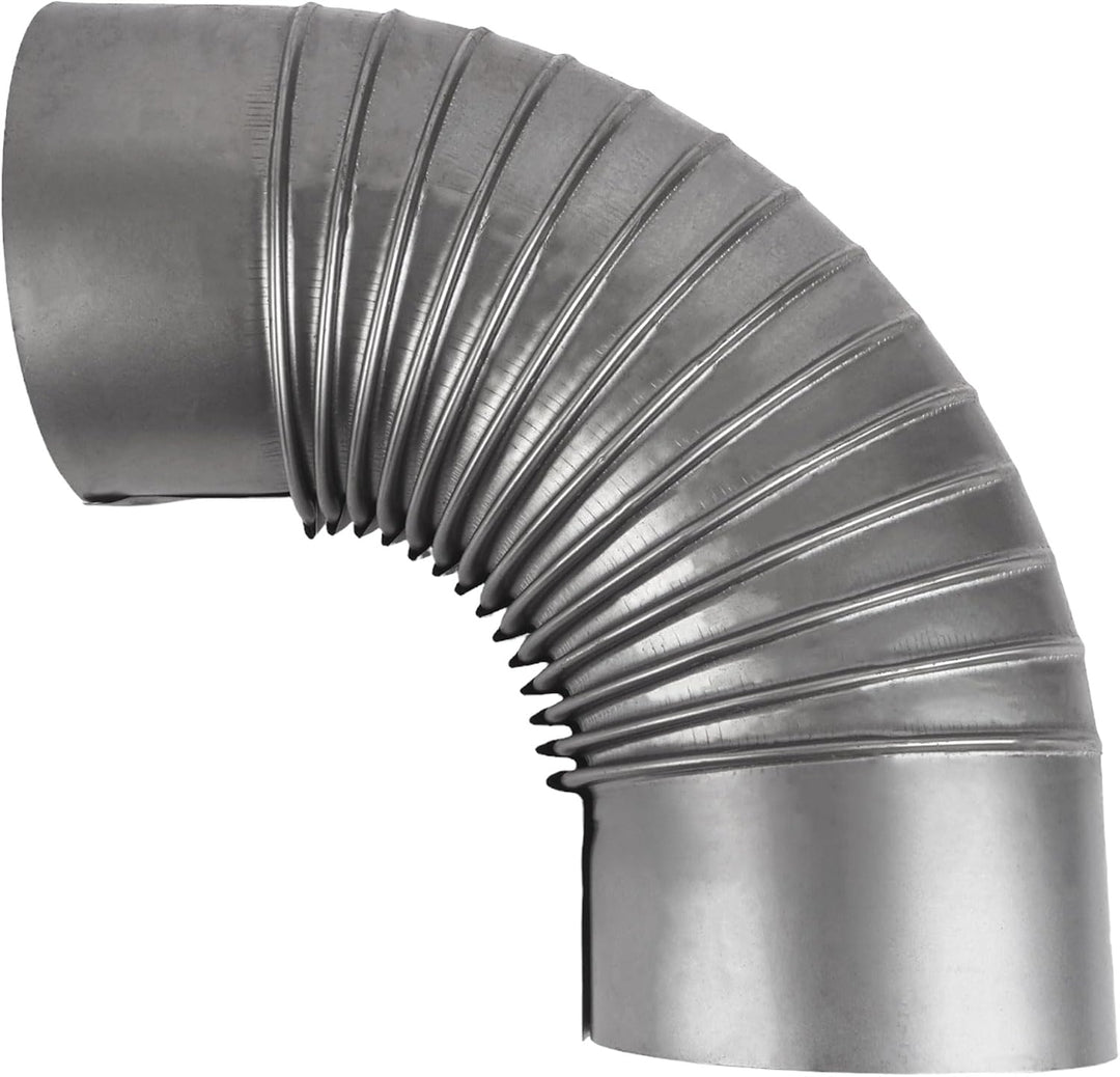 Ofenrohre Rauchrohr für Kaminöfen Ofenknie Kaminrohr Abgasrohr 90° Bogen ∅150mm Metall Komponenten d