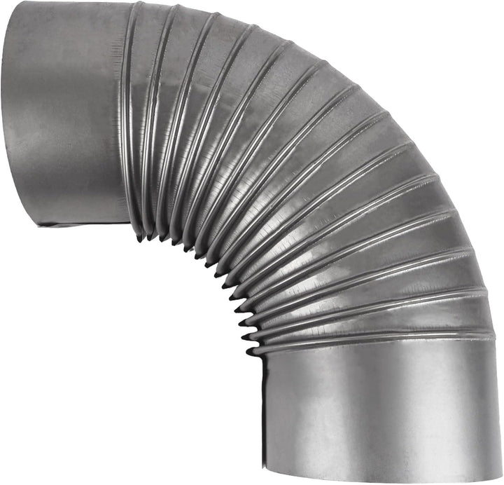 Ofenrohre Rauchrohr für Kaminöfen Ofenknie Kaminrohr Abgasrohr 90° Bogen ∅150mm Metall Komponenten d