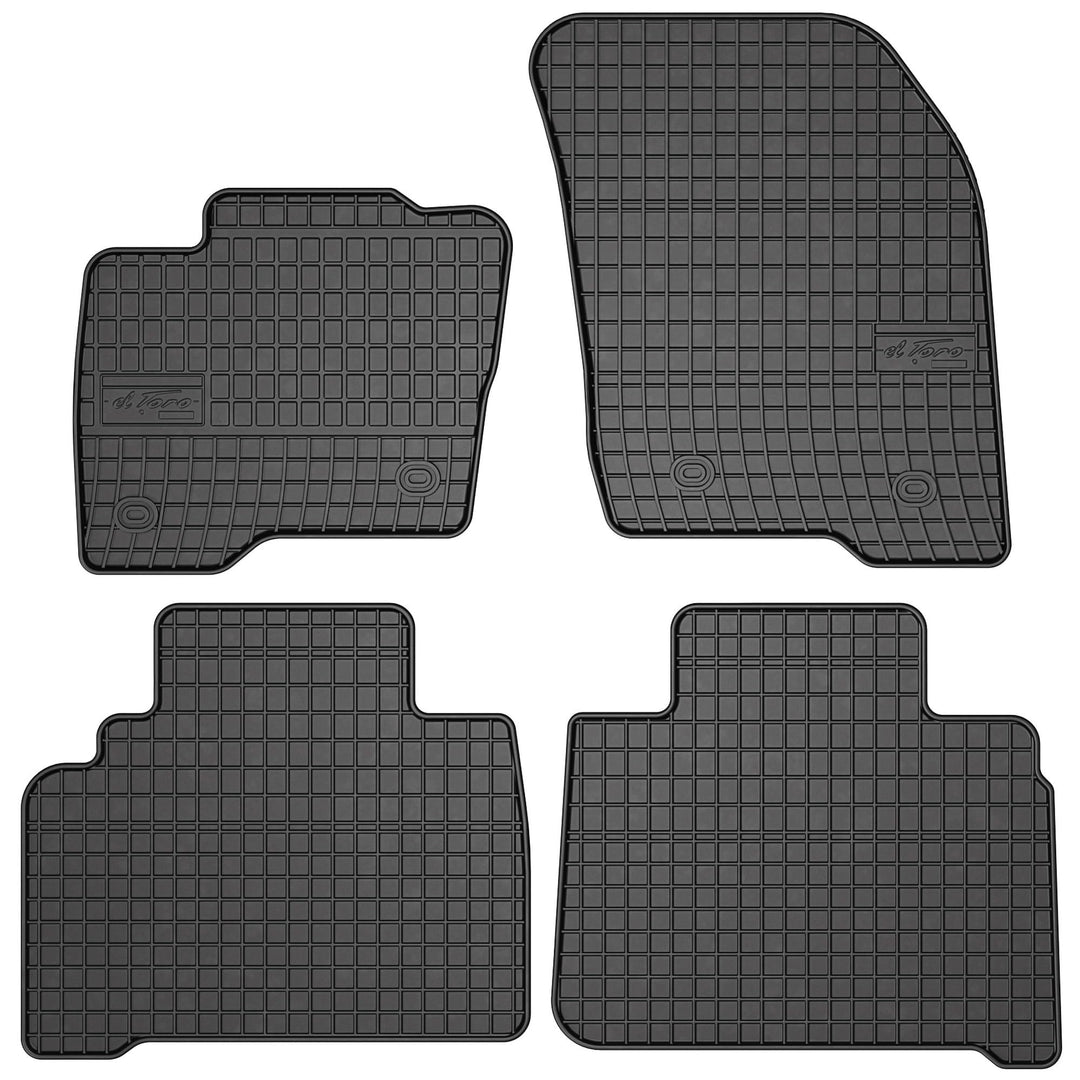 M MOTOS Gummimatten Auto Fussmatte passt für Ford S-Max II 2014-2023 Verbessern Sie Ihren Reisekomfo