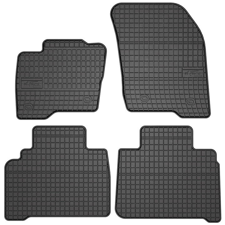 M MOTOS Gummimatten Auto Fussmatte passt für Ford S-Max II 2014-2023 Verbessern Sie Ihren Reisekomfo