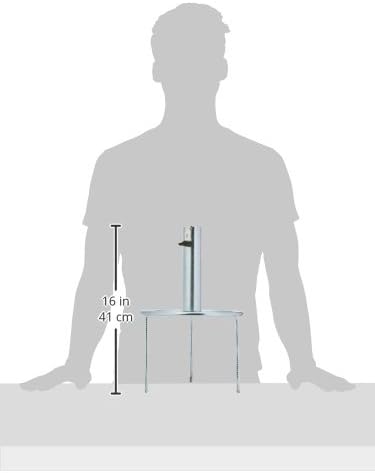 Stubai Sonnenschirmständer Rasendorn Schirmständer Abnehmbarer Sonnenschirmhalter Silber Angeln, Gar
