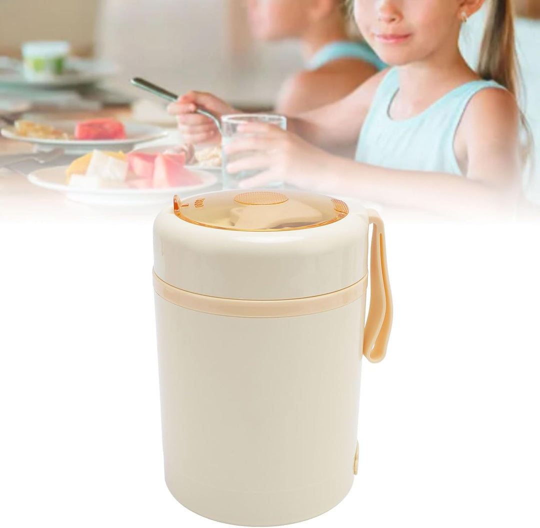 Elektrische Lunchbox 600 Ml, USB -tragbarer Lebensmittelwärmer mit 60 ° C Konstanter Temperatur, 304