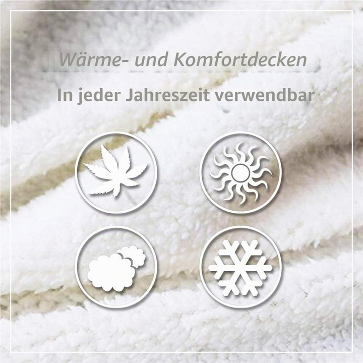 Sonne und Mond Sherpa-Decke Boho exotischer Stil Überwurfdecke für Frauen Teenager Schwarz Weiss Boh