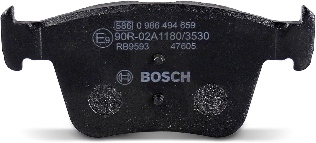 Bosch BP1504 Bremsbeläge - Hinterachse - ECE-R90 Zertifizierung - vier Bremsbeläge pro Set Einzigart