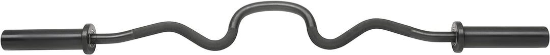 Oly. Super SZ-Hantelstange Curl Curlstange inkl. Federverschlüssen 50/51 mm Black