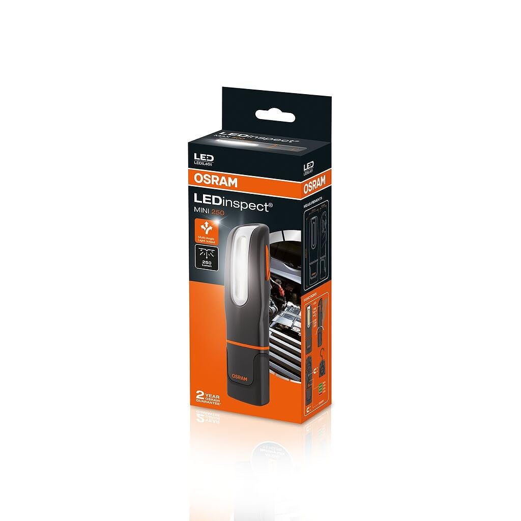 OSRAM LEDIL401 LEDinspect MINI250, Inspektionsleuchte, 6000K, wiederaufladbare LED Arbeitsleuchte, m