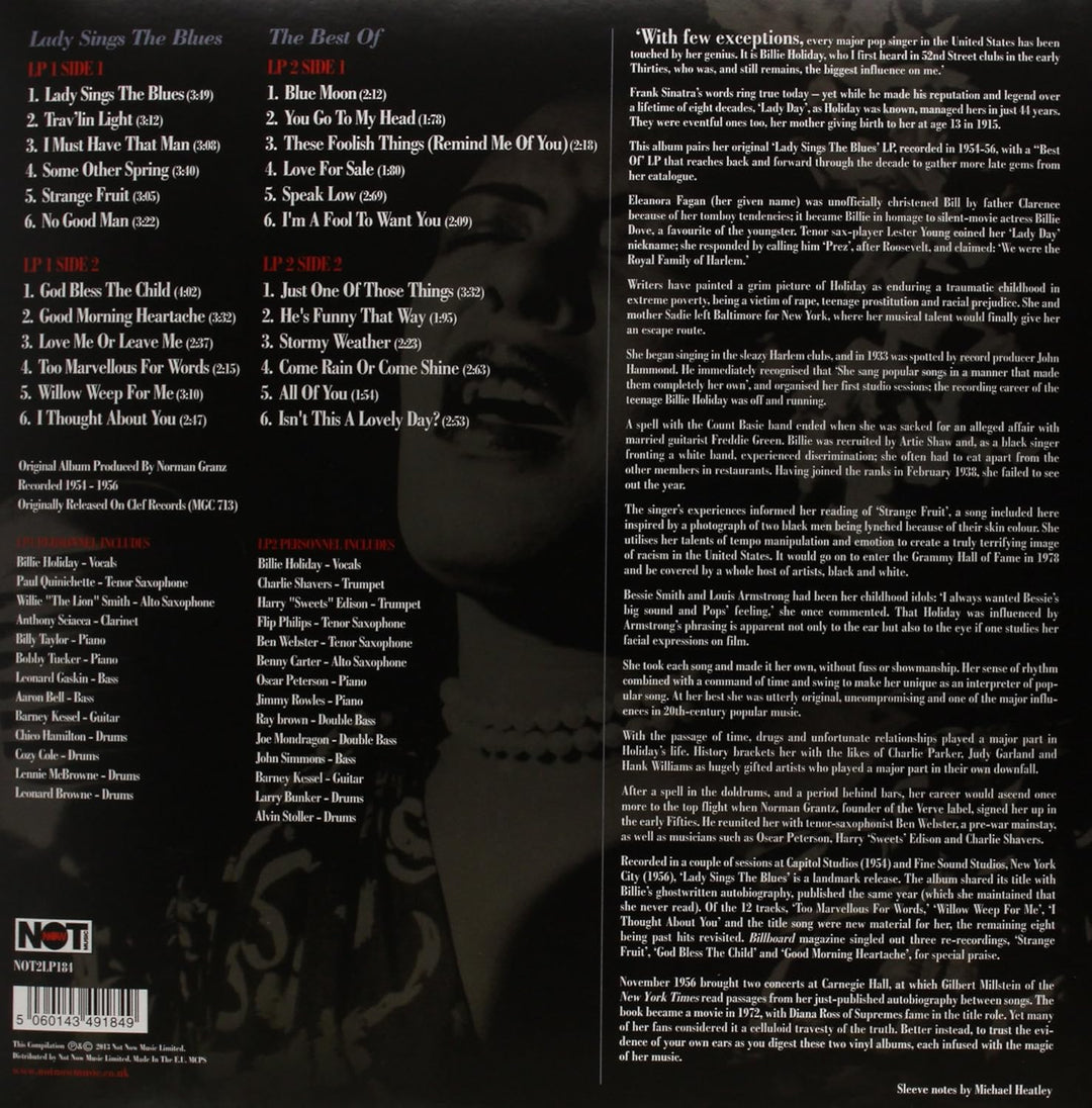 Lady Sings the Blues, Vinyl