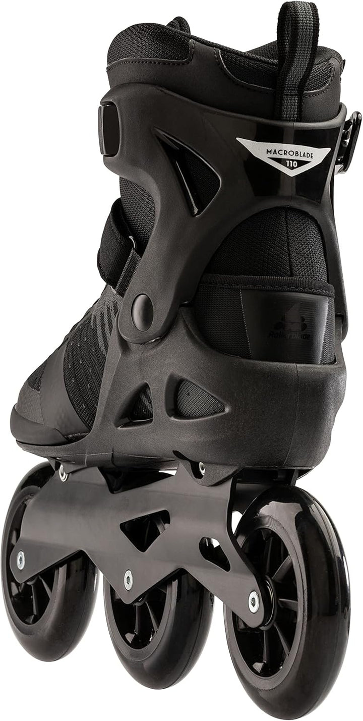Rollerblade MACROBLADE 110 3WD Inline Skate 2022 Black/Lime 45 1/2, 45 1/2
