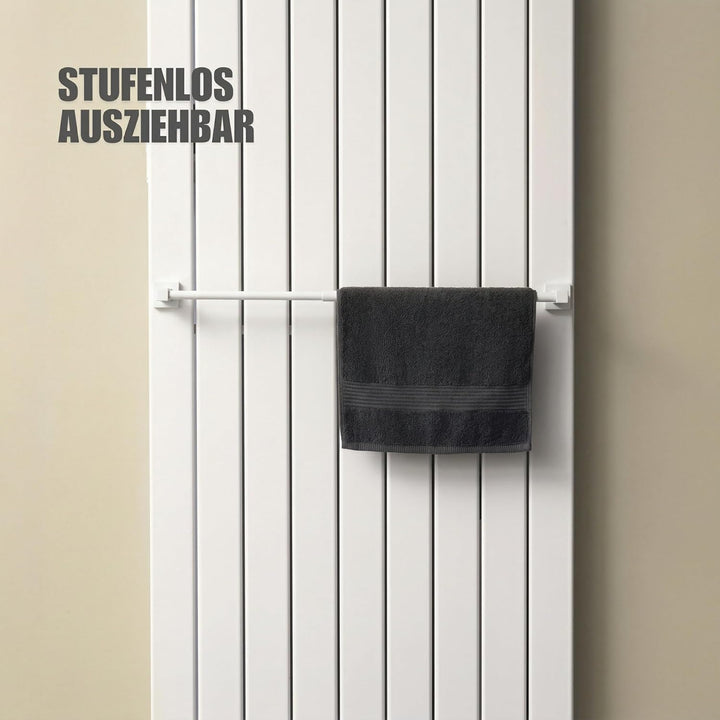 Handtuchhalter Heizkörper - ausziehbar - Handtuchhalter Magnetisch - Badheizkörper Handtuchhalter au