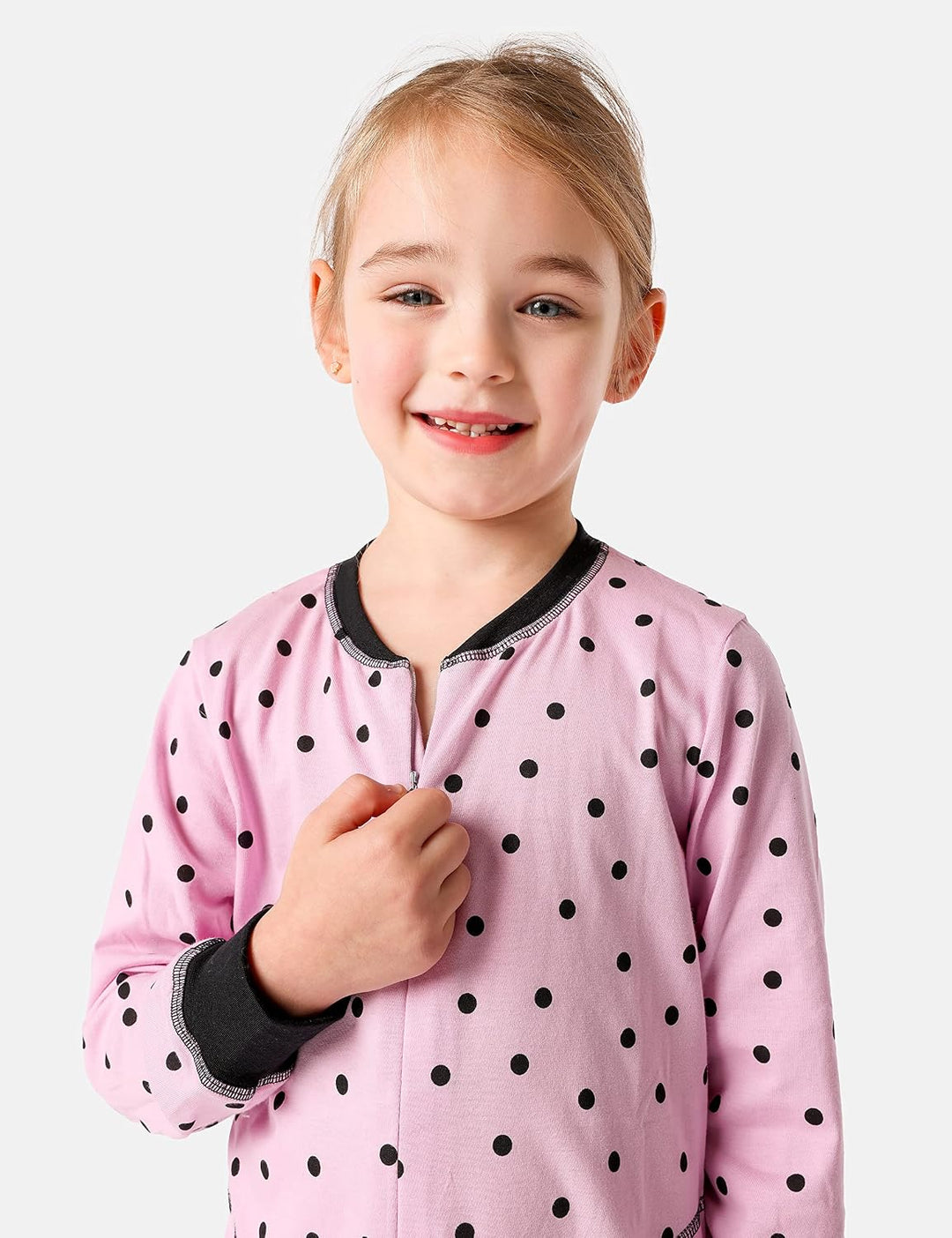 Merry Style Mädchen Schlafoverall Jumpsuit Mädchen Bequeme und warme Schlafanzug Kinder MS10-186 110
