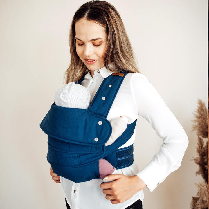 marsupi Babytrage und Neugeborenen-Trage, Version 2.0 (L, Classic/ocean) L Classic / ocean, L Classi