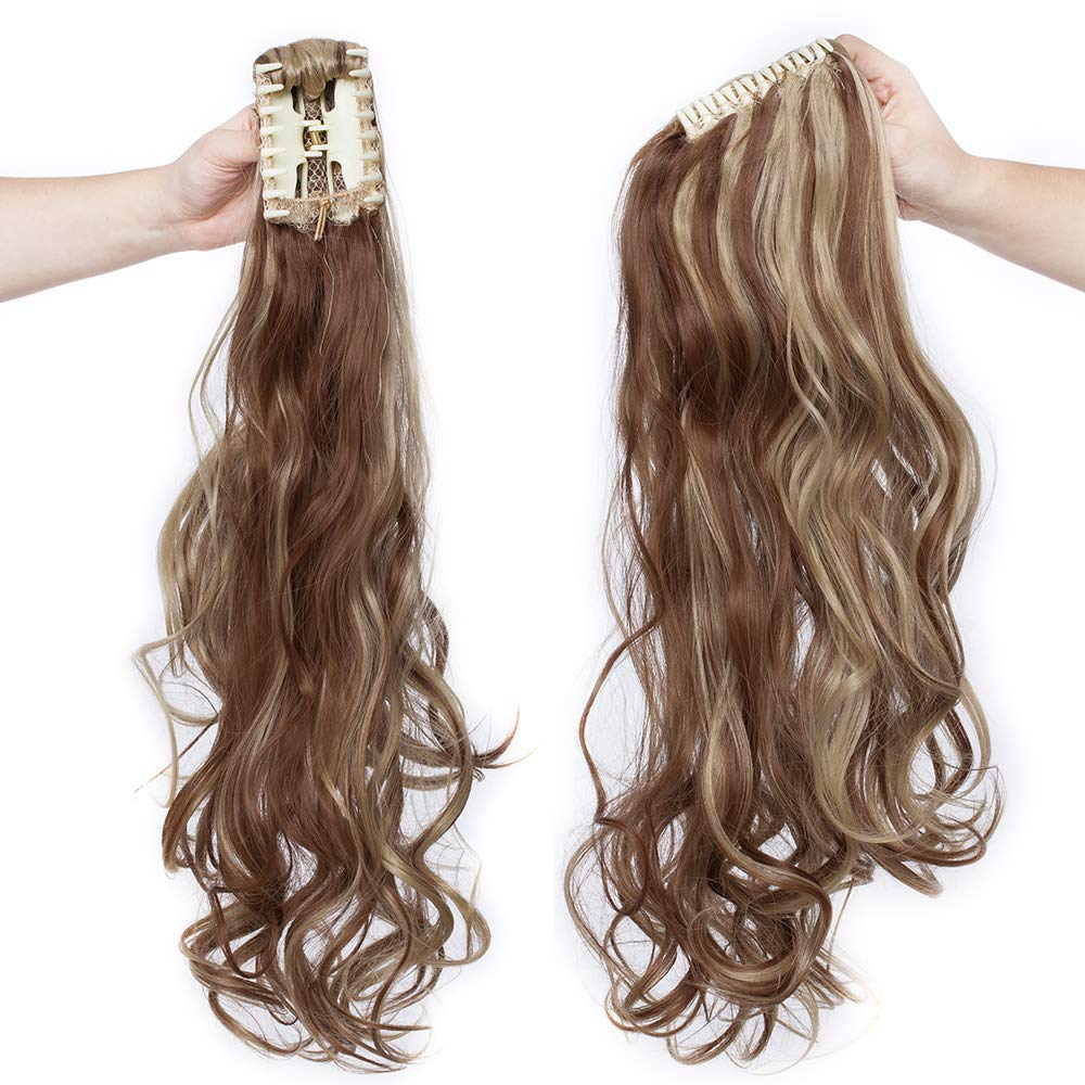 SEGO Ponytail Extension Pferdeschwanz Haarteil Haarverlängerung Zopf mit Butterfly-Klammer Hair Piec