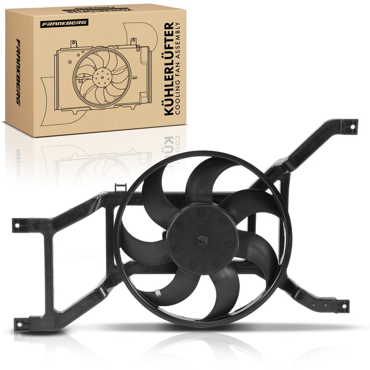 Frankberg Lüfter Motorkühlung Kühlerlüfter 295mm Kompatibel mit Logan LS 1.5L 2005-2012 Logan MCV KS
