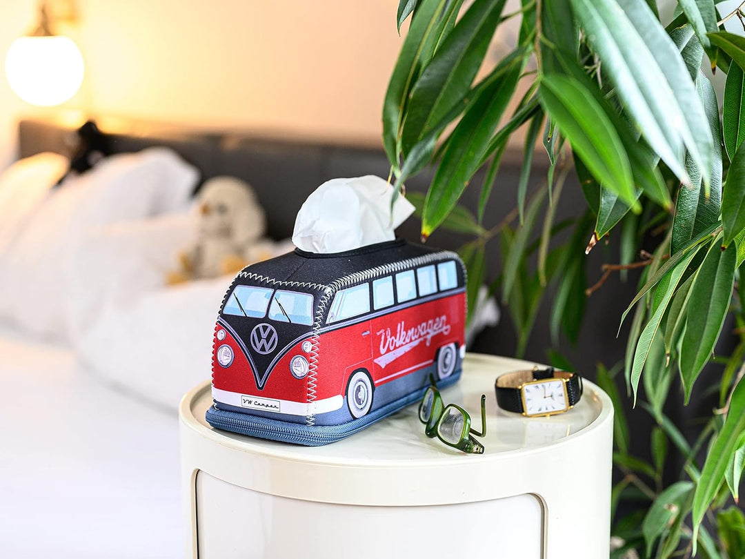 BRISA VW Collection - T1 Bulli Bus Kosmetiktuchspender Taschentuchbox | Volkswagen Tissue Box für au