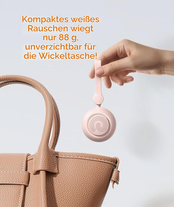 Dreamegg Sleep Lite 1 White Noise Machine Baby - Tragbares Weisses Rauschen Baby mit 19 Klänge, Eins