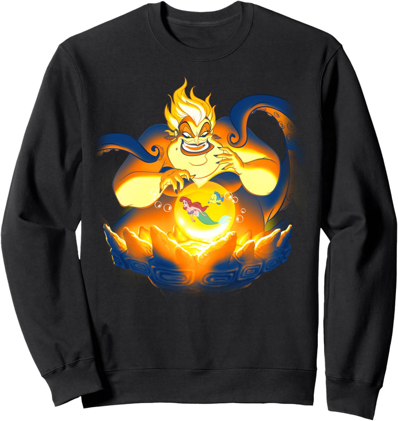 Disney The Little Mermaid Ursula Orange Hue Crystal Ball Sweatshirt