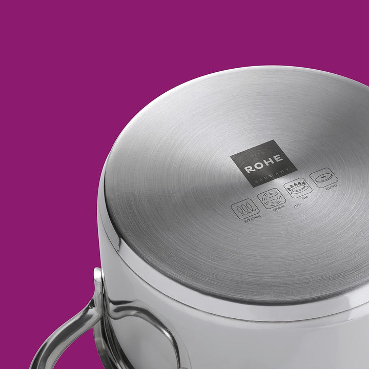 ROHE Germany 208291-16 Fabio Fondue, 16 cm, Edelstahl, 2.2 liters
