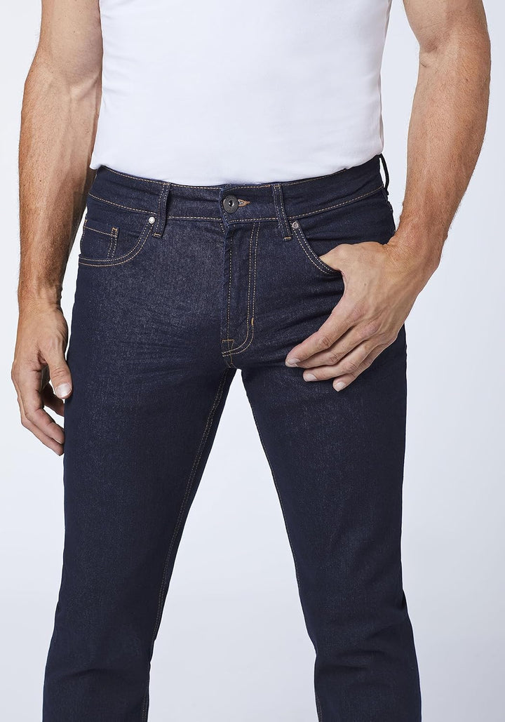Jeans aus stretchigem Baumwollmix 44 202 Rinsed, 44 202 Rinsed