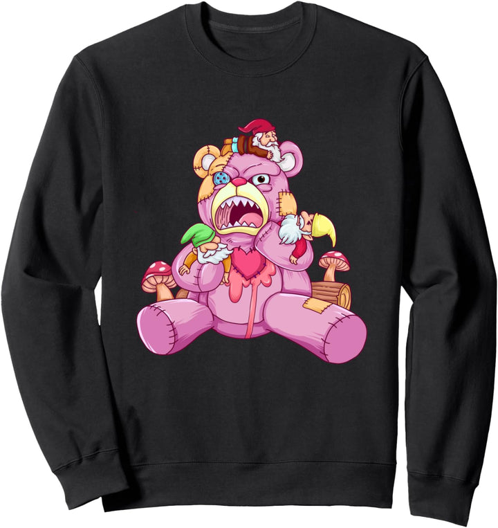 Pastell Goth Gnome und Teddy Sweatshirt