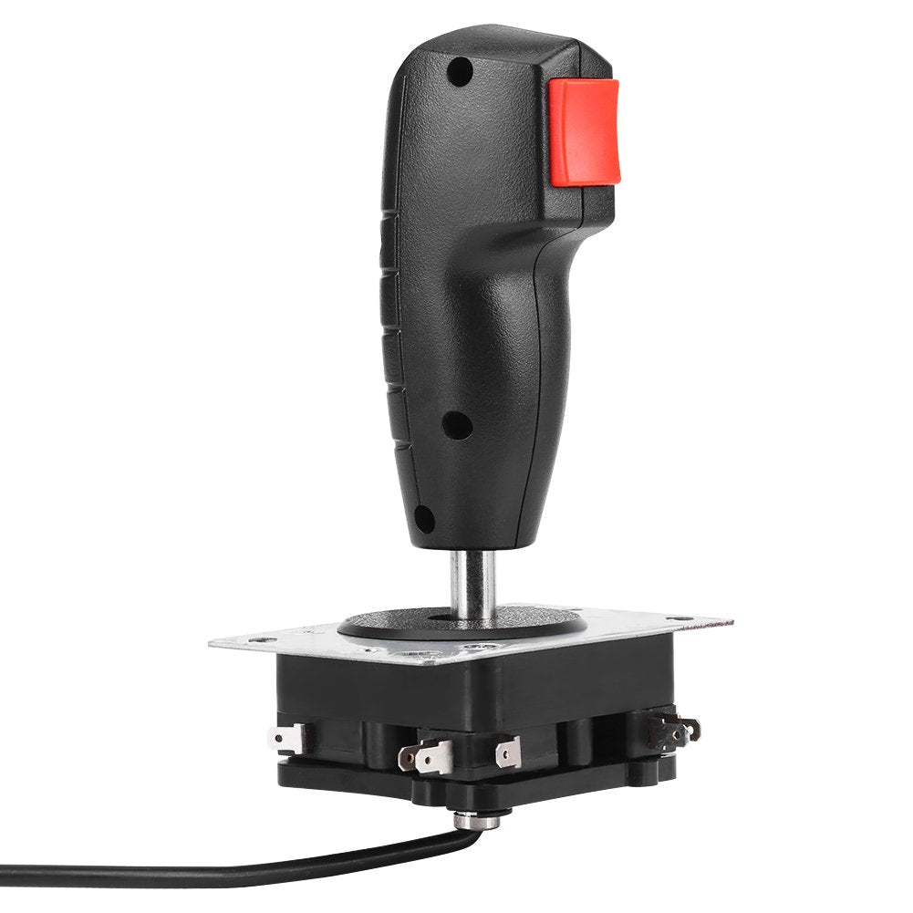 Hilitand 8 Way Flight Joystick mit Trigger & Top Button Präzise analoge Flugsteuerung für -Spiele, A
