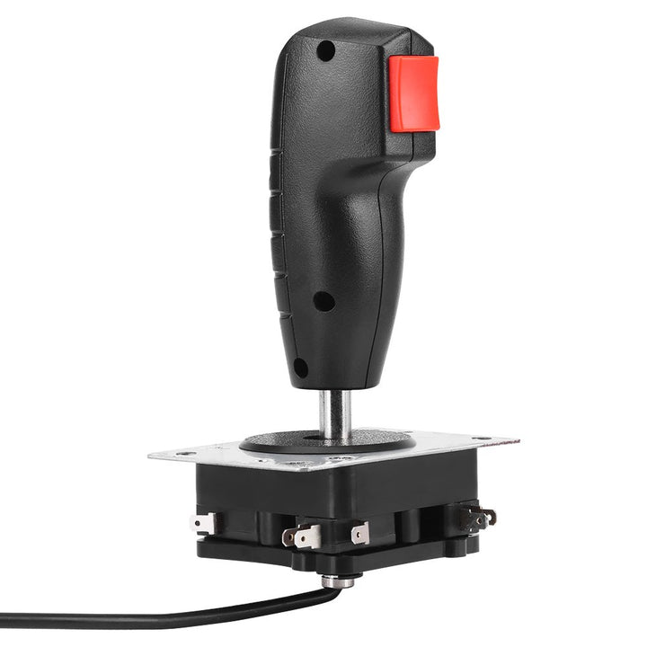 Hilitand 8 Way Flight Joystick mit Trigger & Top Button Präzise analoge Flugsteuerung für -Spiele, A