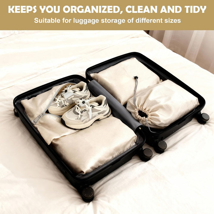 8 Stück Koffer Organizer Set,Multifunktionale Packing Cubes, Doppelreissverschluss-Design Wasserdich