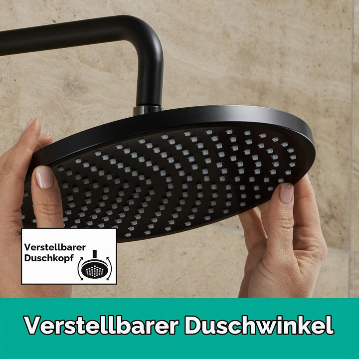 hansgrohe Vernis Blend - Kopfbrause, runde Duschbrause (⌀ 205 mm), Regendusche mit 1 Strahlart für W
