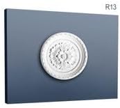 Rosette Stuck Orac Decor R13 LUXXUS Deckenrosette Decken Stuckrosette Blätter Dekor klassisch weiss