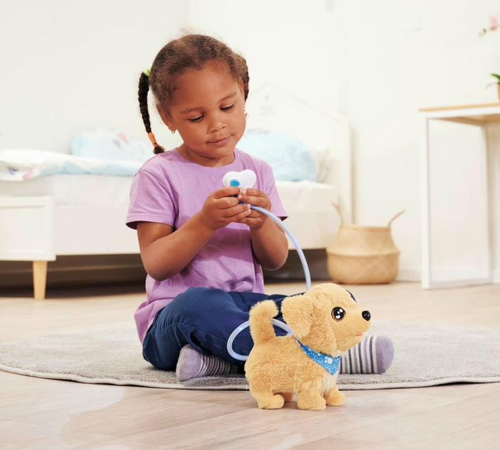 Simba 105890064 - Chichi Love Loomy Golden Retriever (20 cm) - interaktiver Spielzeug-Hund für Kinde