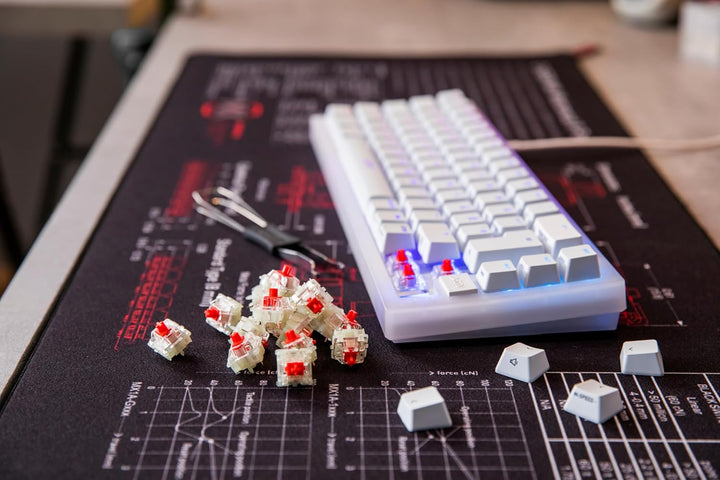 CHERRY MX RGB RED Switch Kit, 23 Mechanische Tastatur-Schalter, für DIY, Hot Swap oder Gaming-Keyboa