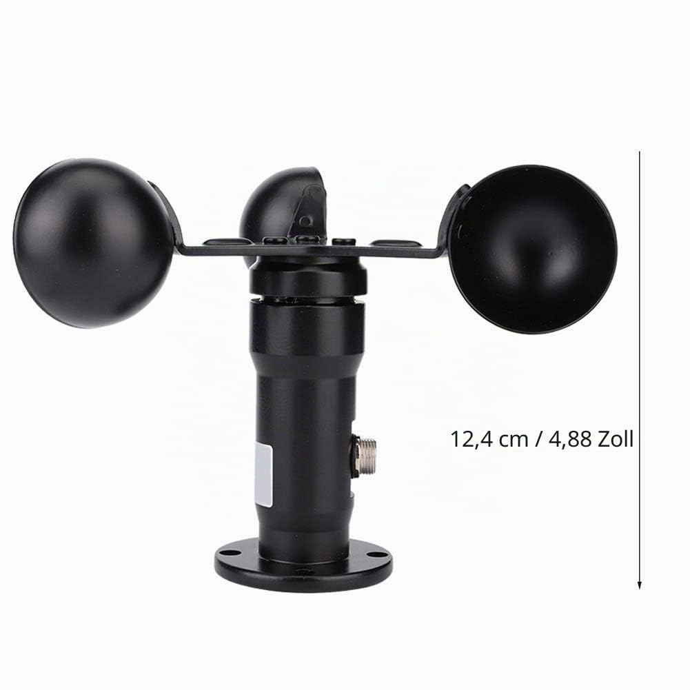 Becherförmiger Windsensor, 360-Grad-Windgeschwindigkeitsmessung, 0–10 V Digitales Anemometer, Windri