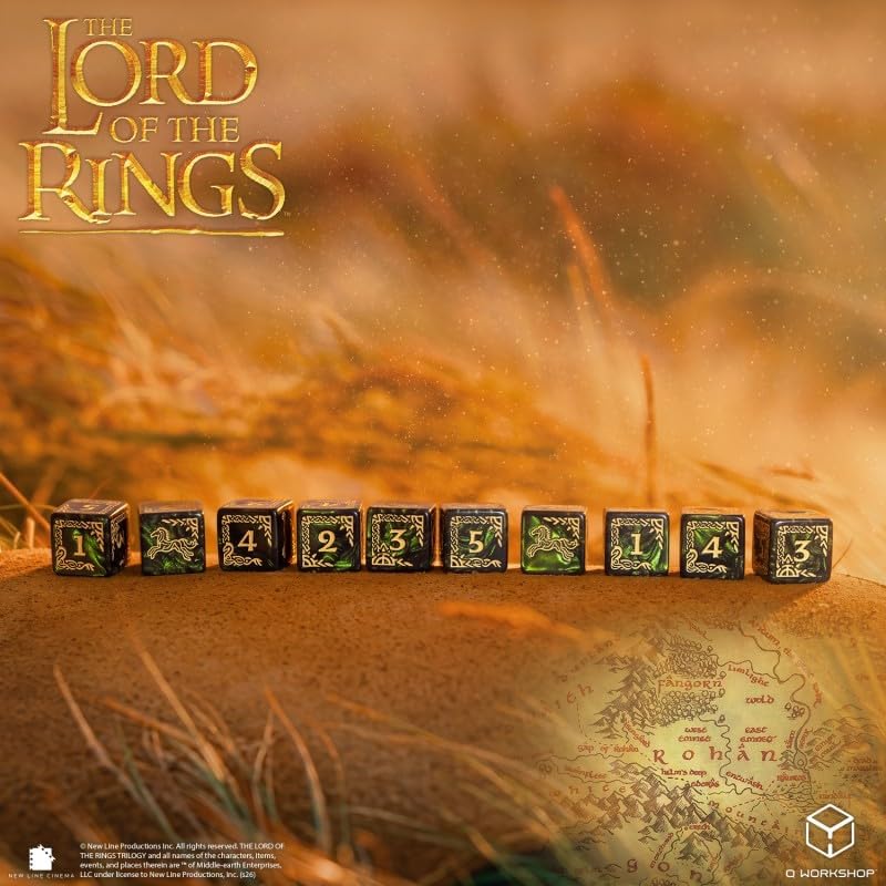 The Lord of the Rings: Rohan 10xD6 Dice Set