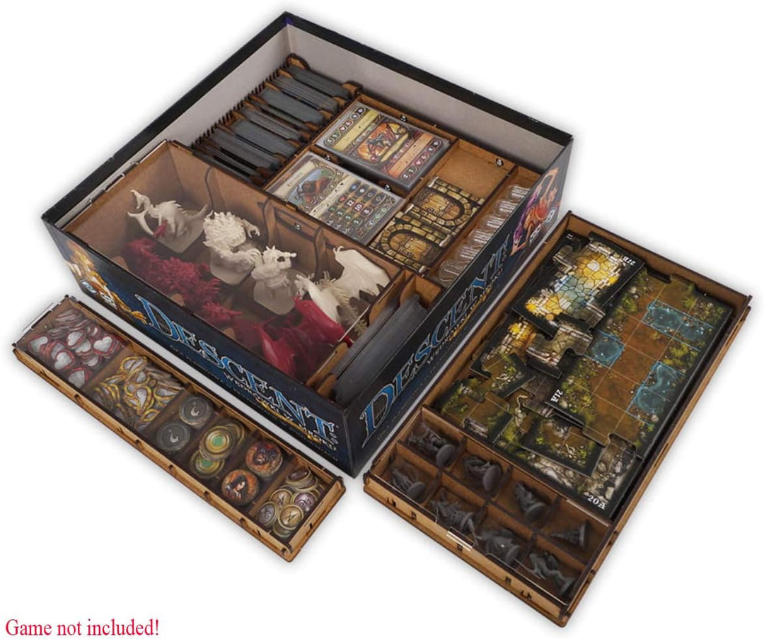 docsmagic.de Organizer Insert for Descent 2nd Edition Box - Einsatz, Descent 2nd Edition