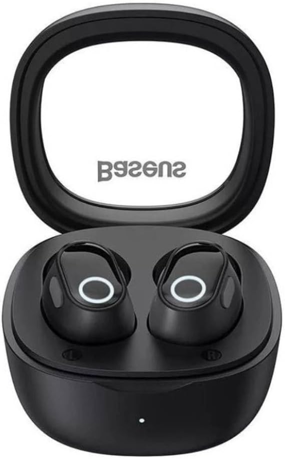 Bezdrátová sluchátka Baseus Bowie WM02 TWS, Bluetooth 5.0 (černá) OS